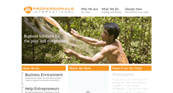 Desktop Screenshot of professionalsinternational.org